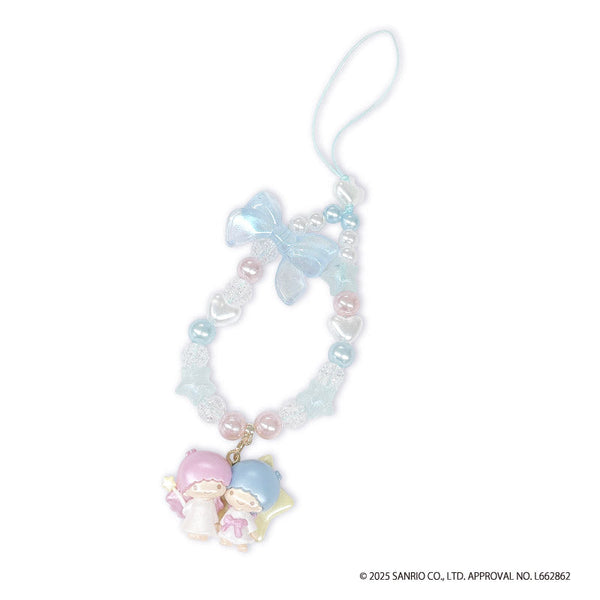 『リトルツインスターズ Wish Core』フォンストラップ ブルー